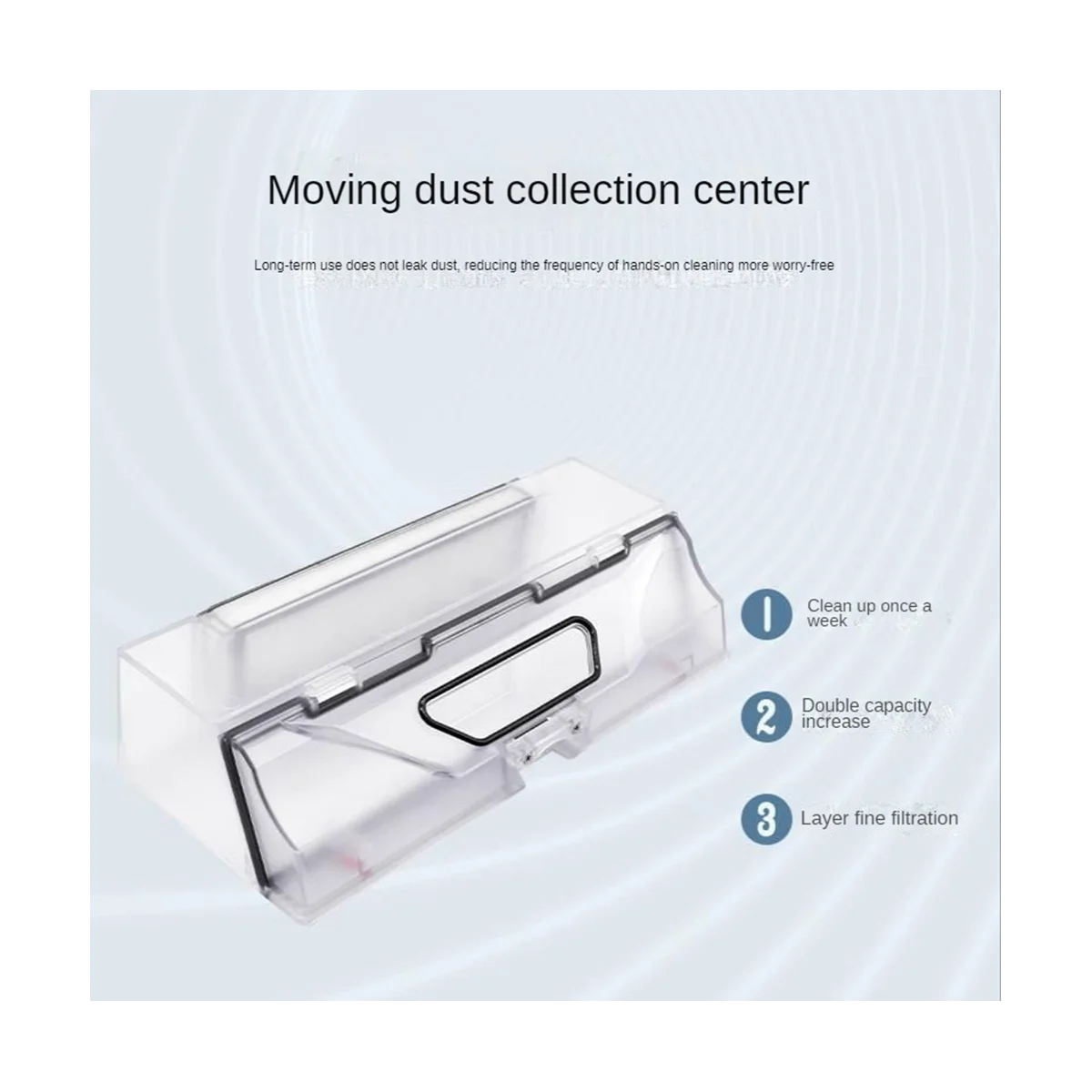 Caja de basura para Xiaomi Dreame D9 / L10 Plus, accesorios para Robot aspirador, contenedor de polvo