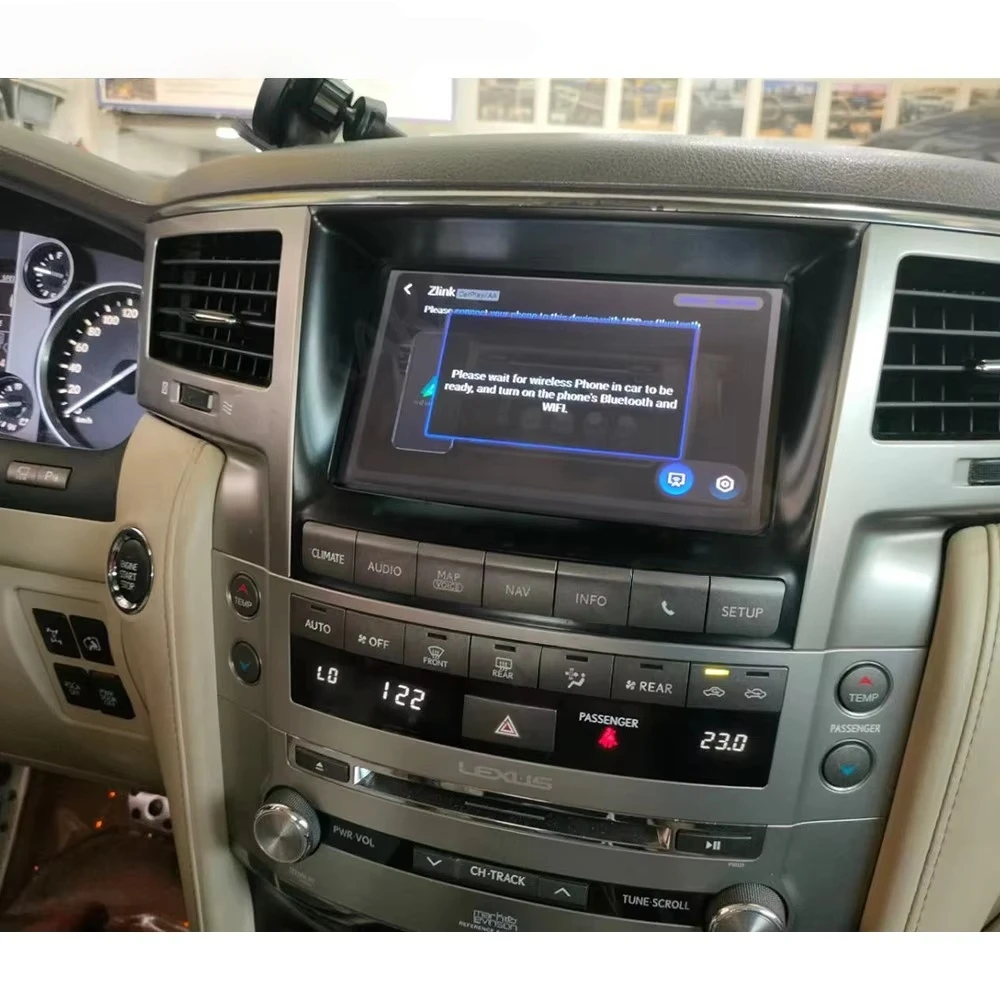 렉서스 LX570 2007 2008 2009 2010 2011-2015용 9인치 카플레이 오토 안드로이드 14 멀티미디어 스테레오 플레이어, 스크린 카 라디오 GPS 헤드 유닛