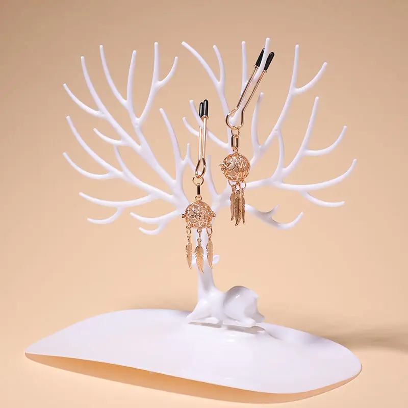 Sm ضبط ملقط الحليب على شكل جرس للأزواج من أجل اللعوب وملقط ميمي المتوهجة لإنشاء شعور لطيف ومثير