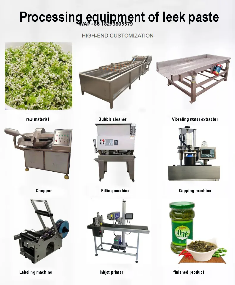 Hot Sales Commercial Automatic Red Chili Paste Machines Chili Spicy Peanut Sauce Production Line