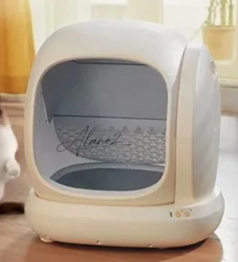 Fully automatic cat litter box, oversized, splash proof, open type, odor proof, intelligent electric cleaning, cat toilet