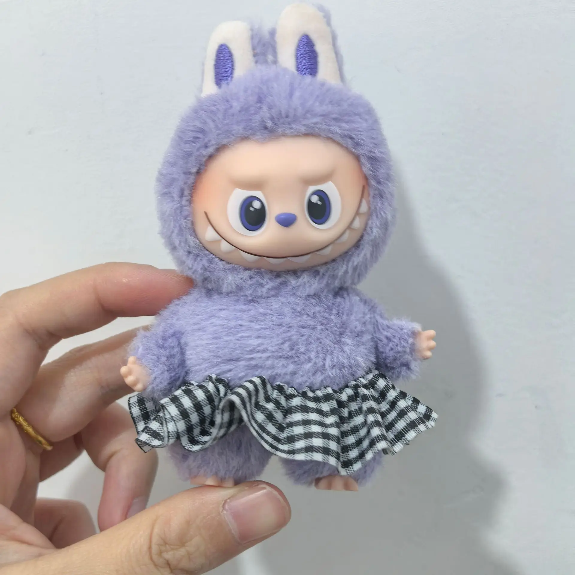 Vestiti per bambole Mini Labubu 4.0 da 10 cm, grembiule Labubu di quarta generazione e accessori per vestiti uniformi da chef per Mini Labubu