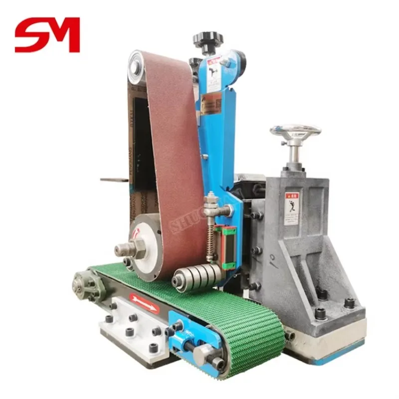 

SHUOMAN New Type Smooth and Nice-Looking Sand Belt Flat Sander Derusting Polishing Machine