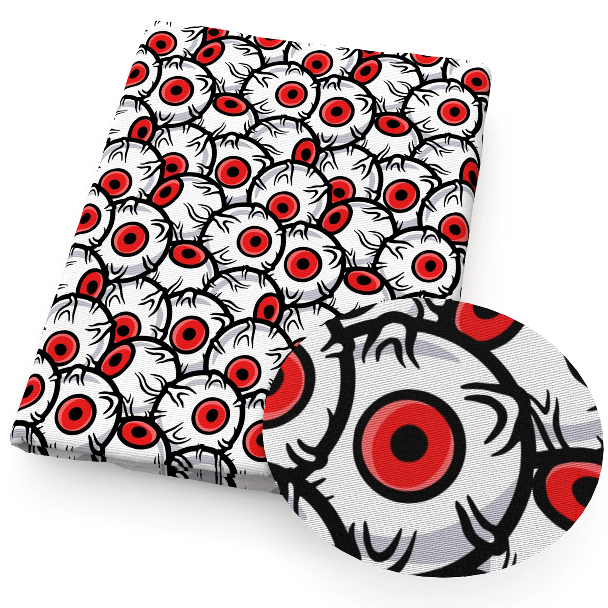 Eyes Feather Ouija Hand Bone Printed Polyester Pure Cotton Material Patchwork Tissue Sewing Quilting Fabrics Needlework Cloth