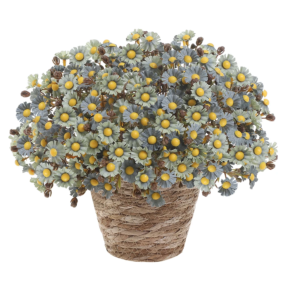 33 cm künstliche Gänseblümchen-Blume, gefälschter Seidenstrauß für Zuhause, Raumdekoration, Party, Garten, Hochzeit, Weihnachtsdekoration, DIY-Kranz-Zubehör – Detail 11