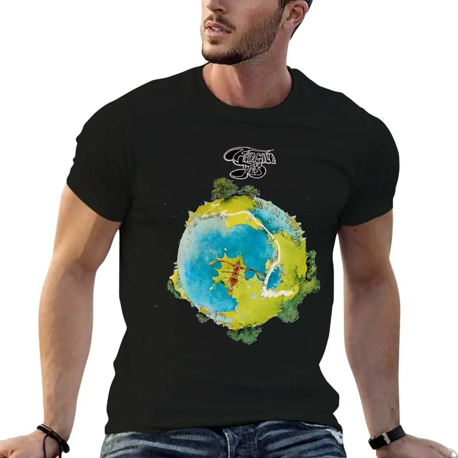 Prog musican band T-Shirt vintage t shirts summer clothes t shirts for men pack