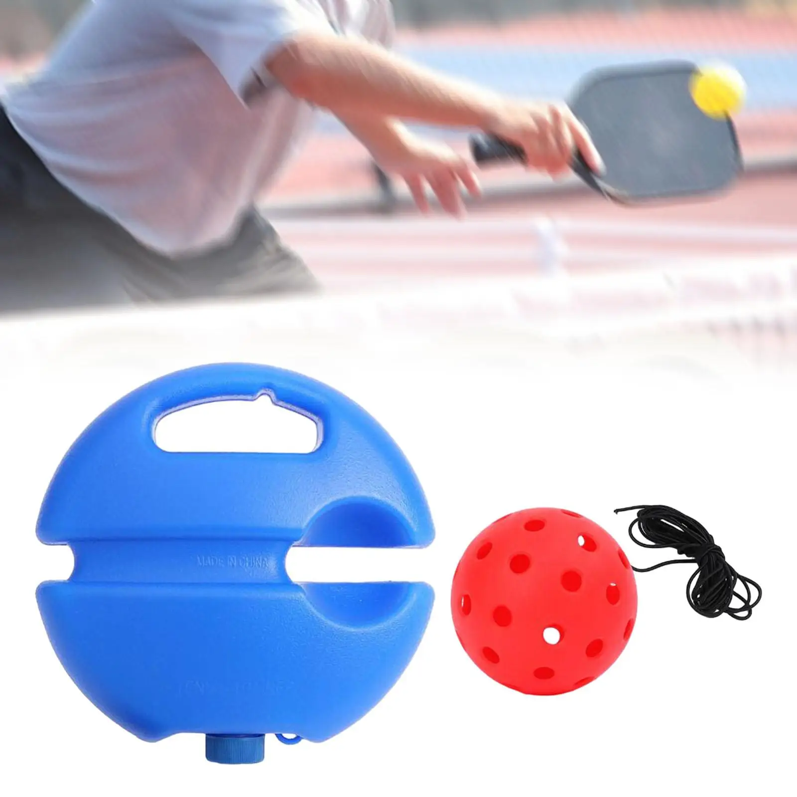 Pickleball Trainer Pickleball Rebounder Exerciser Pickleball Training Base Tennis Trainer for Pickleball Lover Indoor Outdoor