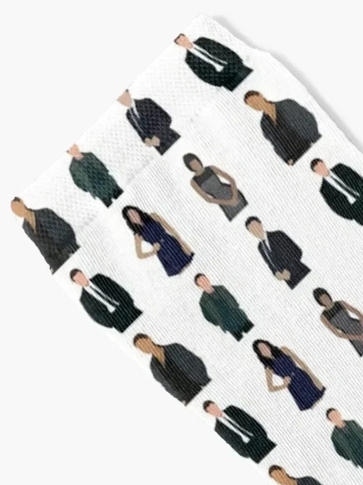 Minimalist bones characters #5 Socks cool short anti slip football Antiskid soccer Ladies Socks Men's