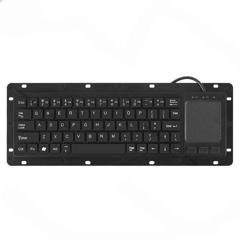 Inlaid k-68 keyboard and mouse wired industrial keyboard touchpad/trackball, anti-static and anti-interference magnetic