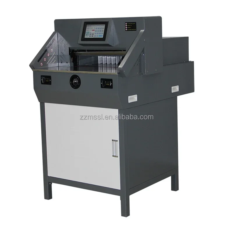 624hootHigh Efficiency A3 A4 Paper Cutting Machine Program Paper Trimmer Electric Paper Guillotine Cutter