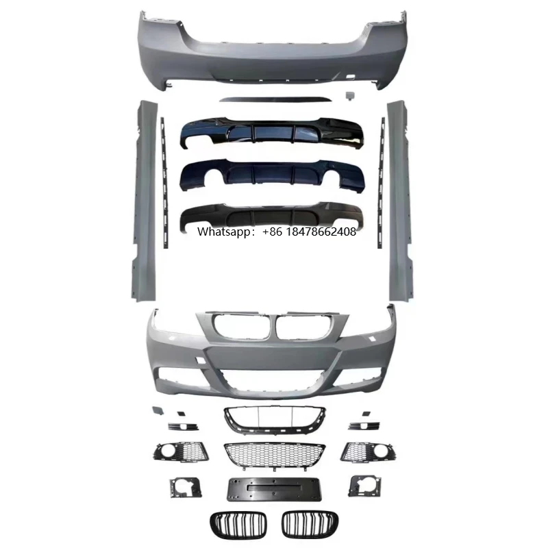 

2026 New Type High Quality Car Modification M Tech M Sport Body Kit Bumper M Tech Bodykit for 3 Series 318i E90 2005-2013