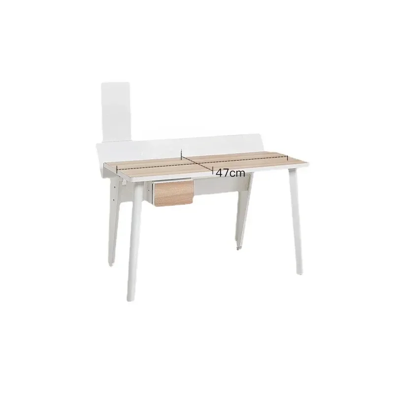 

Nordic Bedroom Study Desk Simple Home Drawer Storage Leisure Table