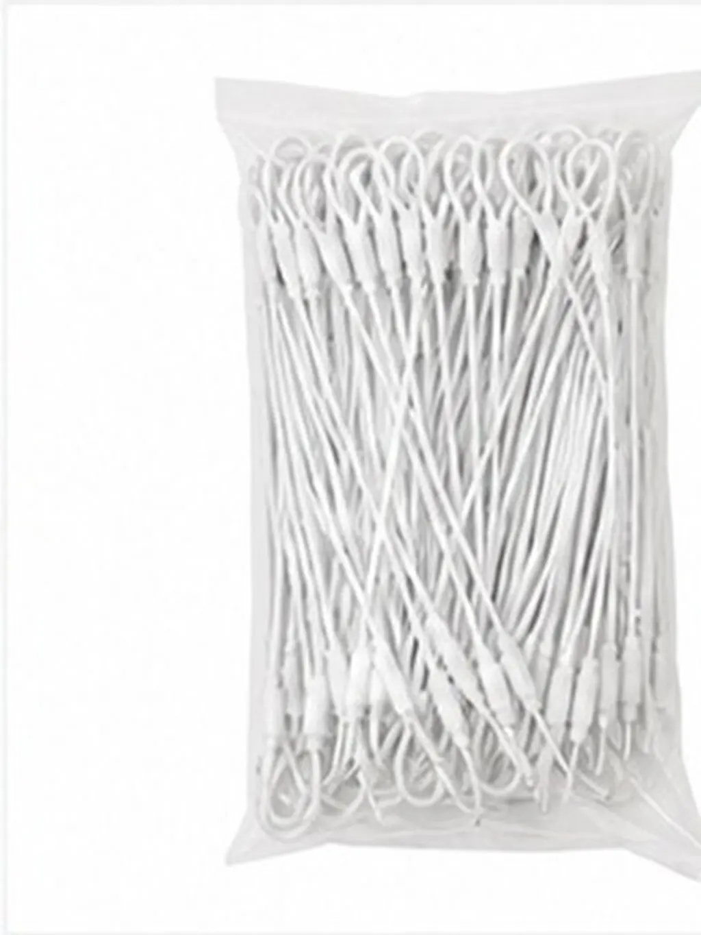 100 Pcs Loop Security Lanyard Wire Lanyards Clothing Anti-Theft for Supermarket