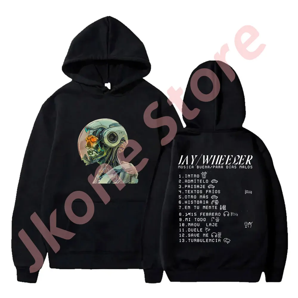 

Jay Wheeler Tour Hoodies Musica Buena Para Dias Malos Merch Hooded Women Men Fashion Casual Sweatshirts