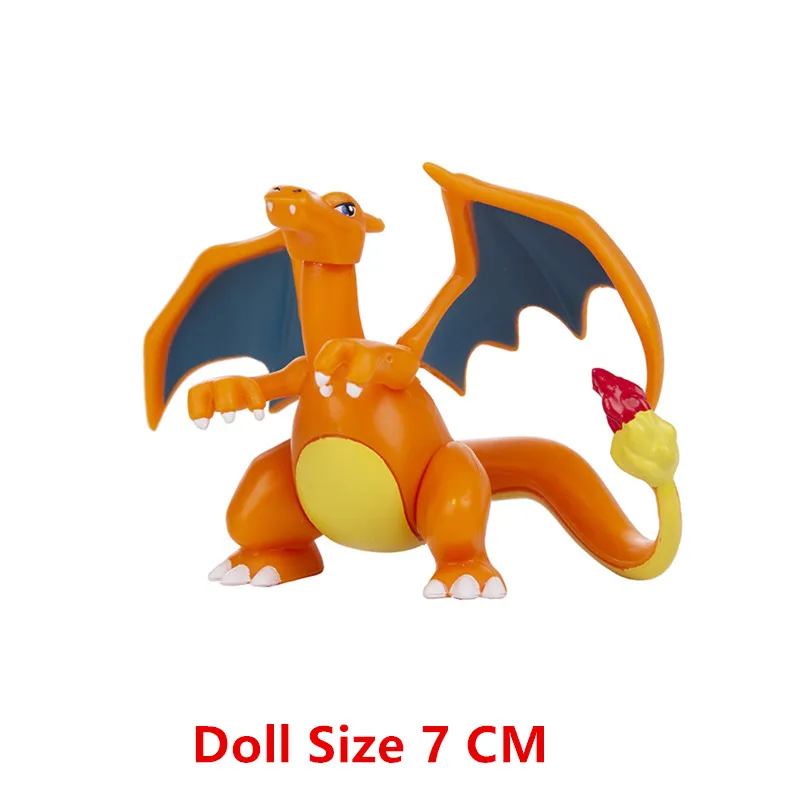 Pokemon Anime-Figur Pikachu Eevee Charizard Mewtwo Cartoon-Figuren-Sammlung Modell Taschenmonster Actionfiguren Geburtstagsgeschenk – Detail 2