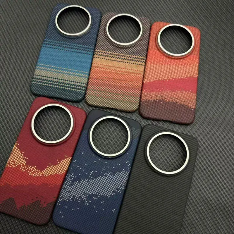 

Suitable for Huawei Mate70Air Kevlar aramid fiber phone case, carbon fiber ultra-thin magnetic protective cover