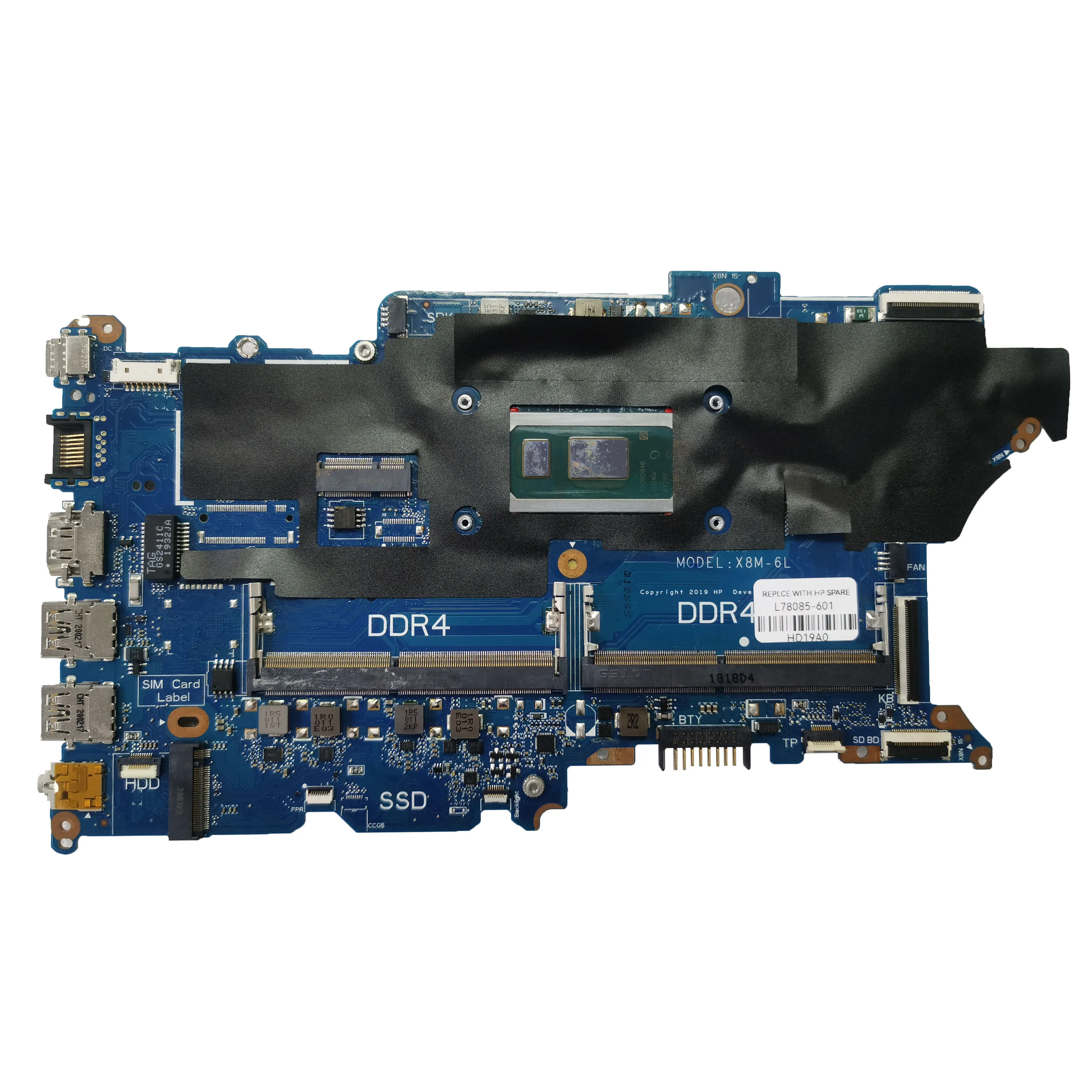 Imagem -06 - Placa-mãe para hp Probook L78087601 L78087-601 L78085-601 Da0x8 Mmb6d0 i3 i5 I710th Uma Ddr4 100 Testado