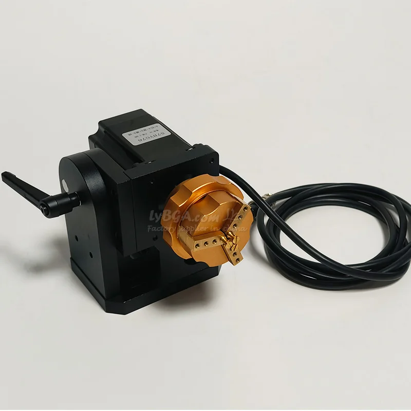 خاتم محور دوار للمجوهرات مع مشبك نحاسي لآلة النقش بالليزر للأشعة فوق البنفسجية CO2 #1