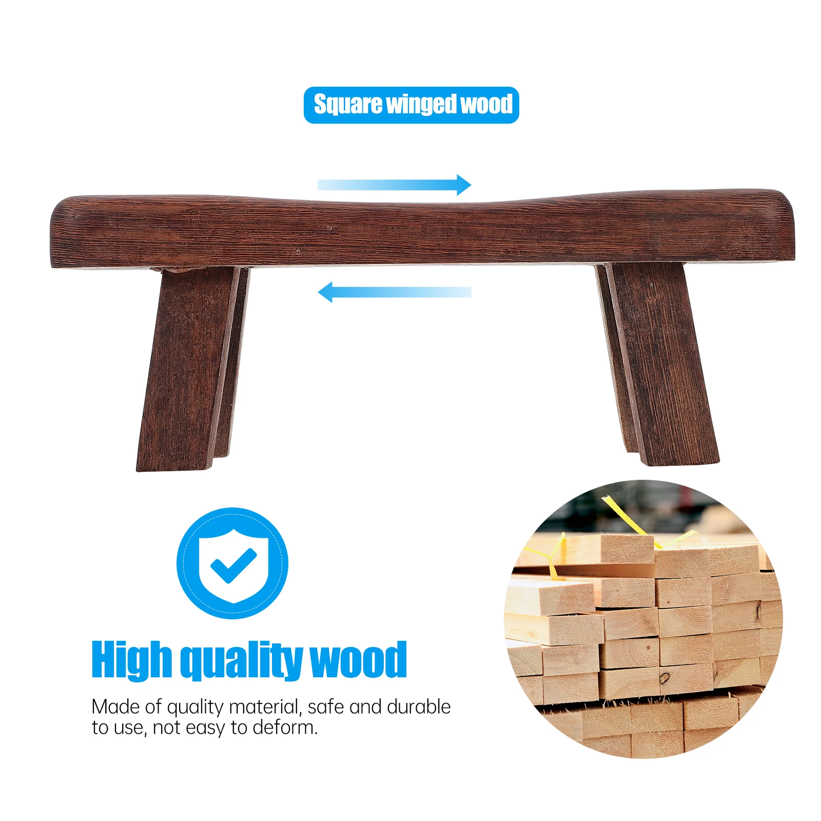 

1Pcs Rosewood Cervical Pillow Ergonomic Design for Neck Support and Spinal Alignment Sleep Aid Hardwood Nap Pillow for Home Use