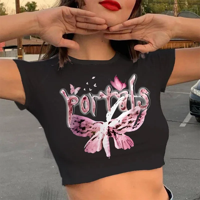 Y2k 90s Streetwear T Shirt Melanie Martinez Tee Women T-shirt Funny Kawaii Tshirt Female Clothing Top Tee
