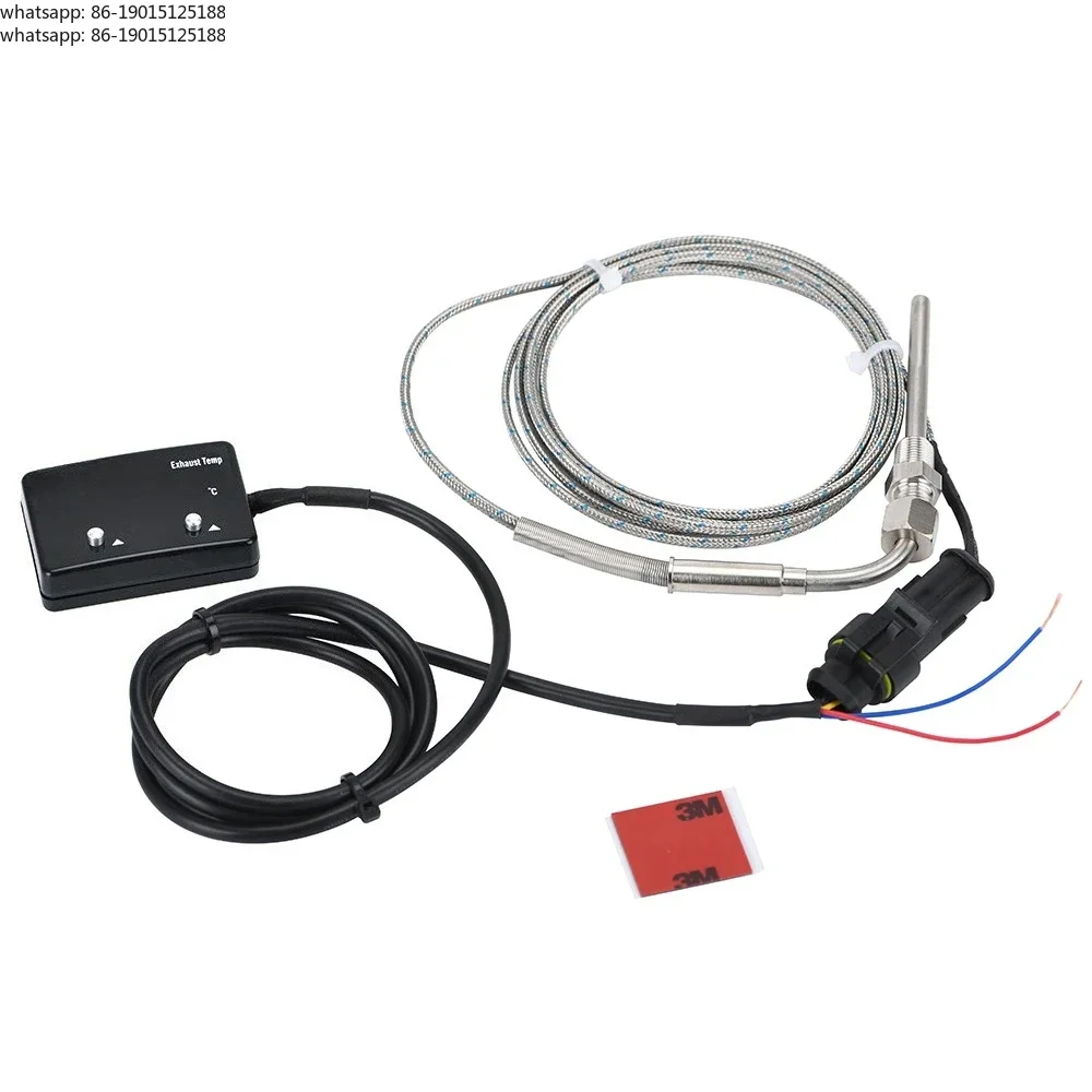 

Car Exhaust Temp Gauge Exhaust Gas Meter Digital With Sensor EXT Temperature Meter Turbo for 4WD Hilux Patrol EGT PQY-TAG06-QY