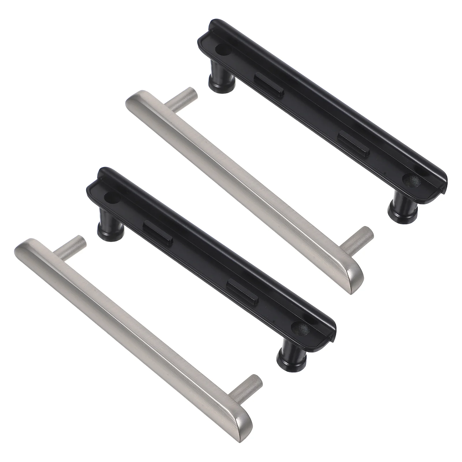 

1Set Zinc Alloy Cabinet Pulls Ergonomic Modern Drawer Handles for Kitchen Wardrobe Dresser Cupboards Furniture Hardware