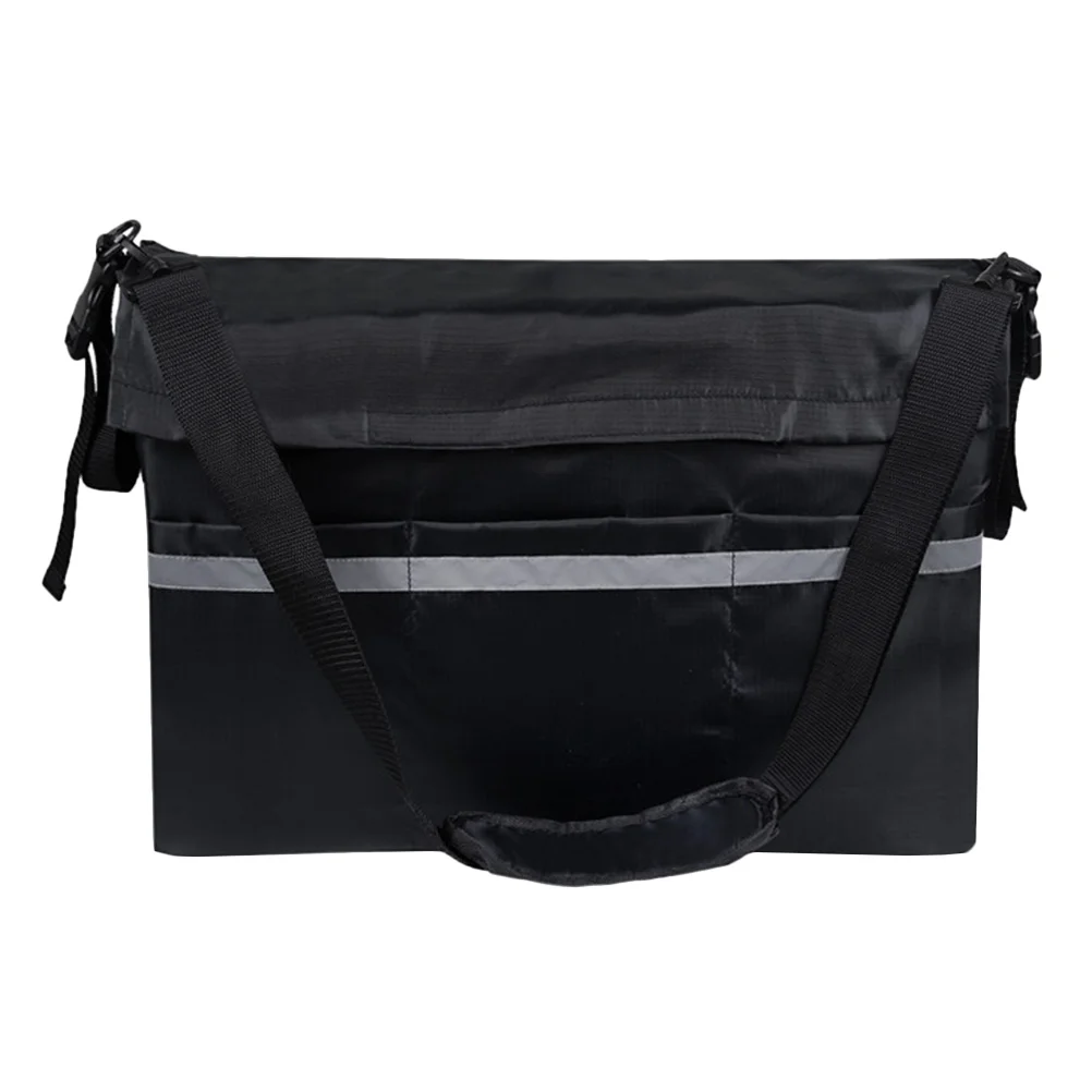 

1pc Walker Storage Bag Wheelchair Pouch 420d Oxford Cloth Lightweight Wear Resistant Large Capacity Suitable Most