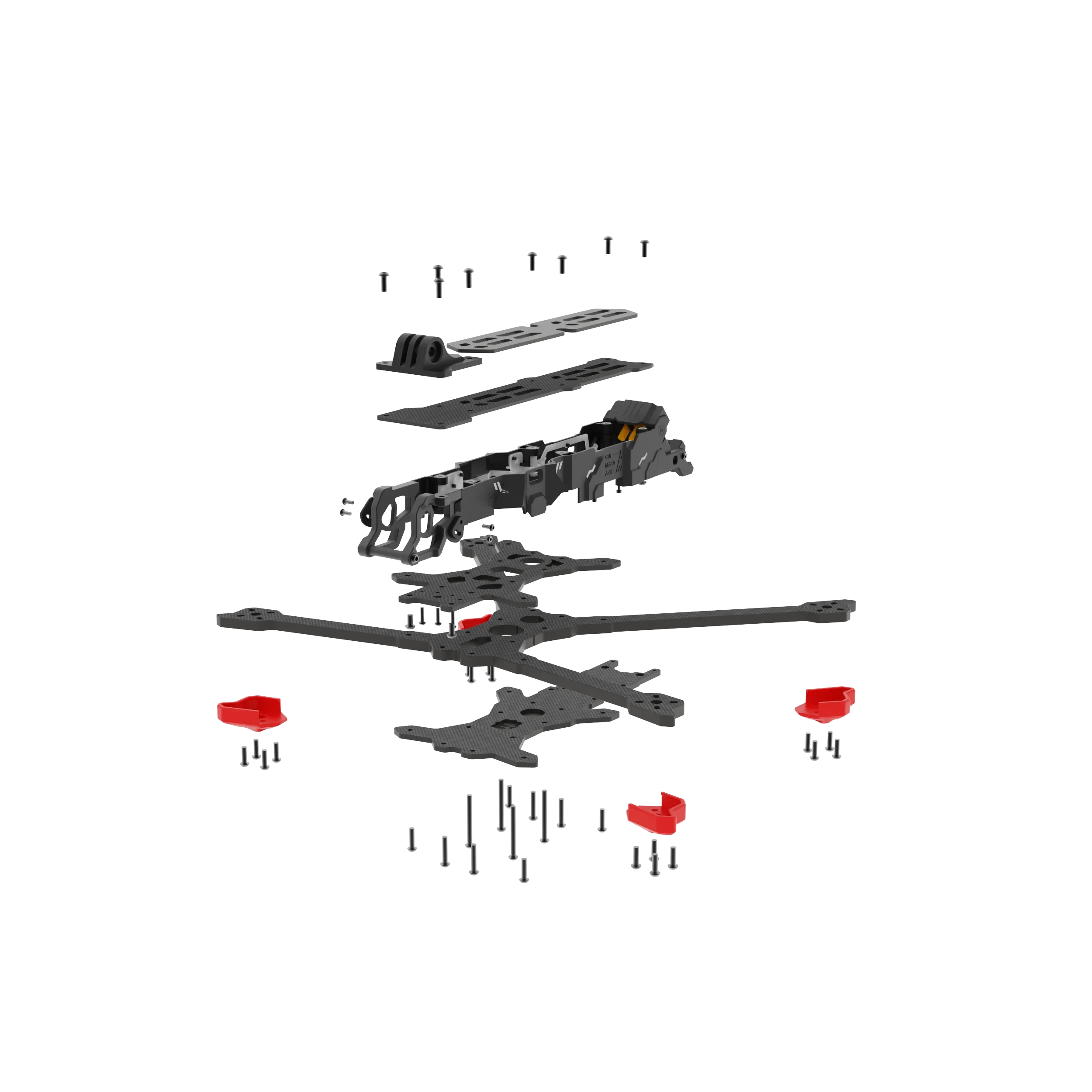 Chimera7 Pro V2 7 بوصة 327 مللي متر رف الضوء FPV أجزاء الإطار إطار من ألياف الكربون 7 "FPV حرة RC سباق Fpv