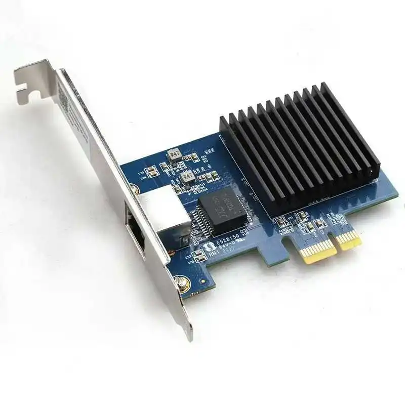 1 Port PCIe 10G Ethernet Network Card  PCIe4.0-1X 10G RJ45 Lan Card for Realtek8127(PXE) Multi-Gigabit Network Speeds