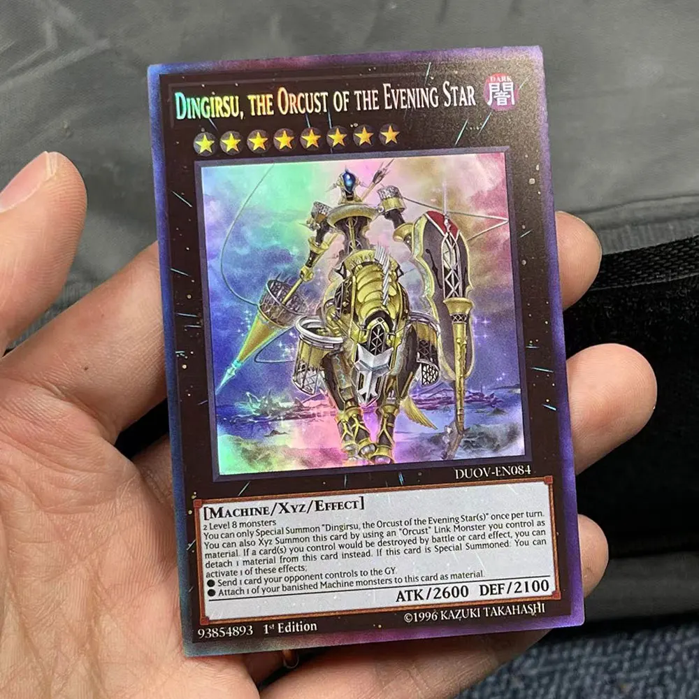 Holographic Yugioh Card In English 50/100Pcs No Repeat YU GI OH Master Duel Competitive Deck Trading Card Game Shiny Collection