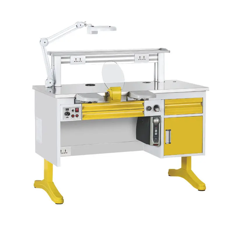 Jinguang Dental Technician Workbench Double or Single Dental Lab Work Bench Customizable 1M 1.2M 1.4M 1.6M 1.8M