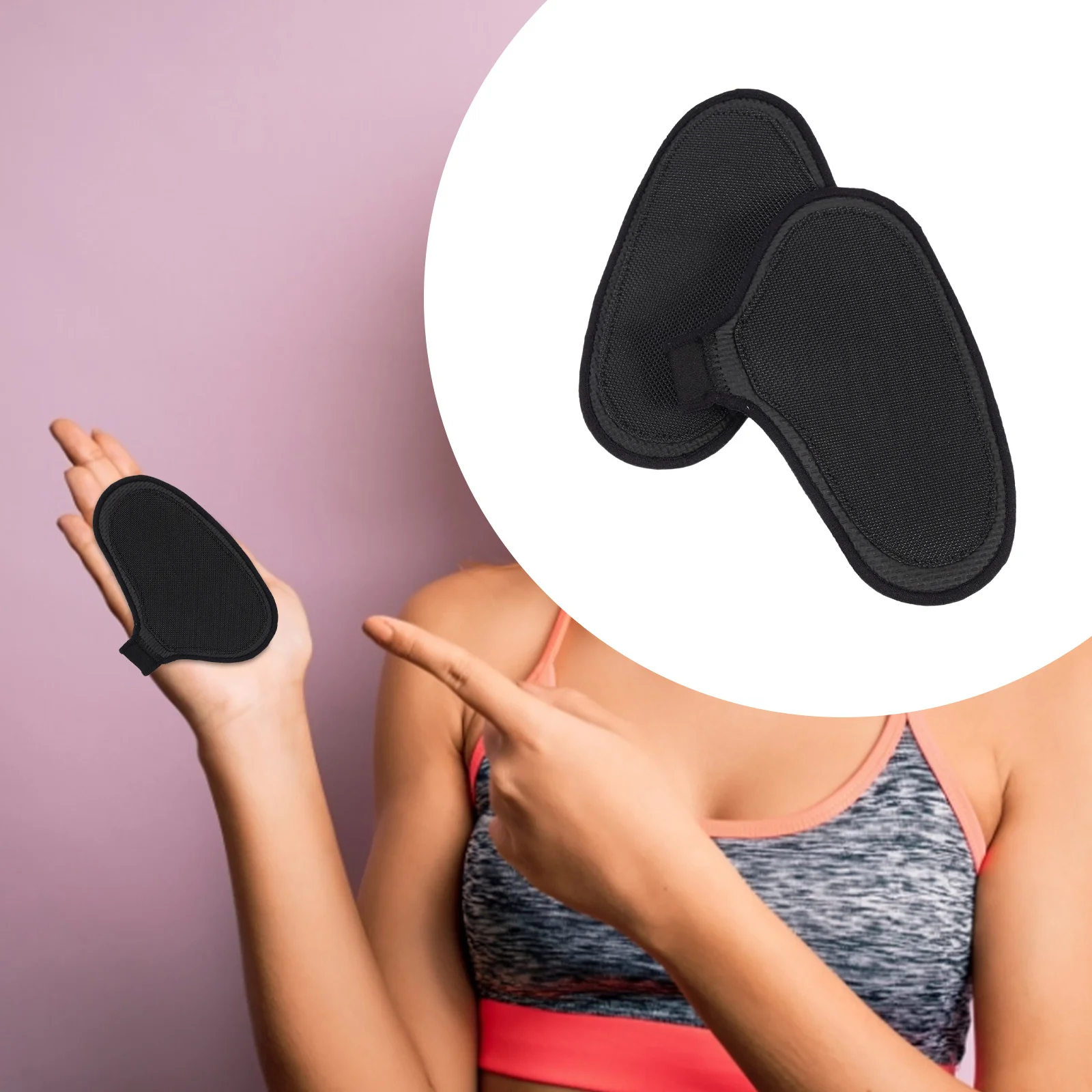 

1Pair Half Finger Palm Protector Lifting Grips Comfortable Exercise Hand Guard Easy Use Fitness Accessory Grip Pads