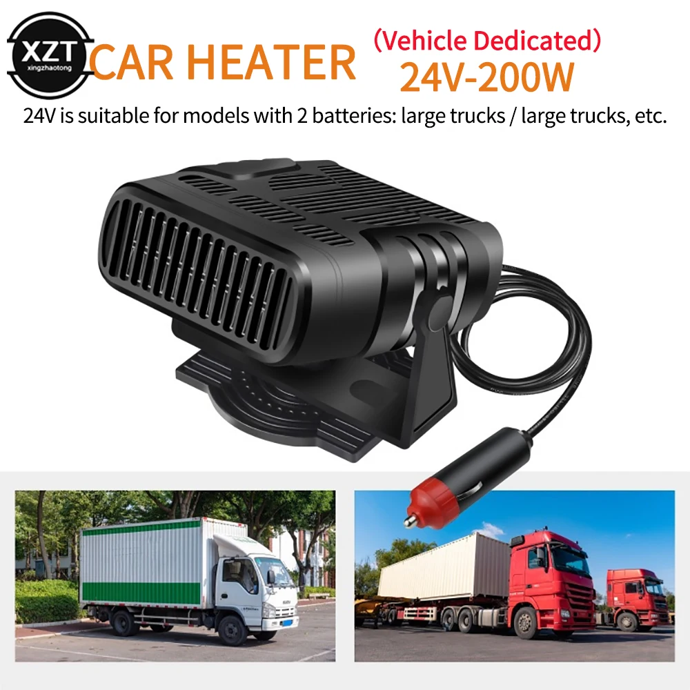 2 In 1 Car Heater 12V/24V Portable Powerful Car Heater 360 Degree Rotation Car Defroster For Car Auto Accessories