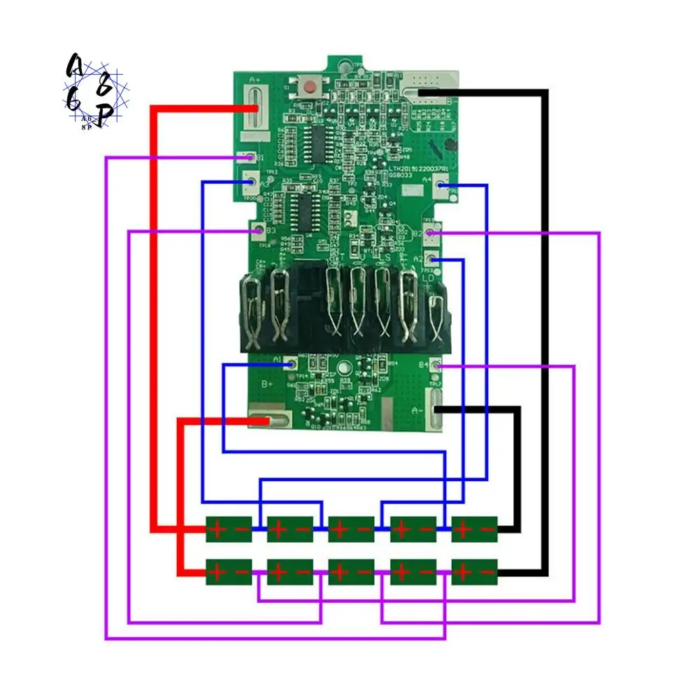 

A68P-BSL36A18 Lithium- Battery Protection Board PCB Circuit Board For Hitachi HIKOKI 36V 18V Multivolt MV