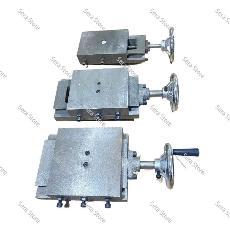 Tapered Slot Rod Screw Carriage Slider Mechanical Guide Linear Workbench Cross L-Shaped Cast Iron Slide Table
