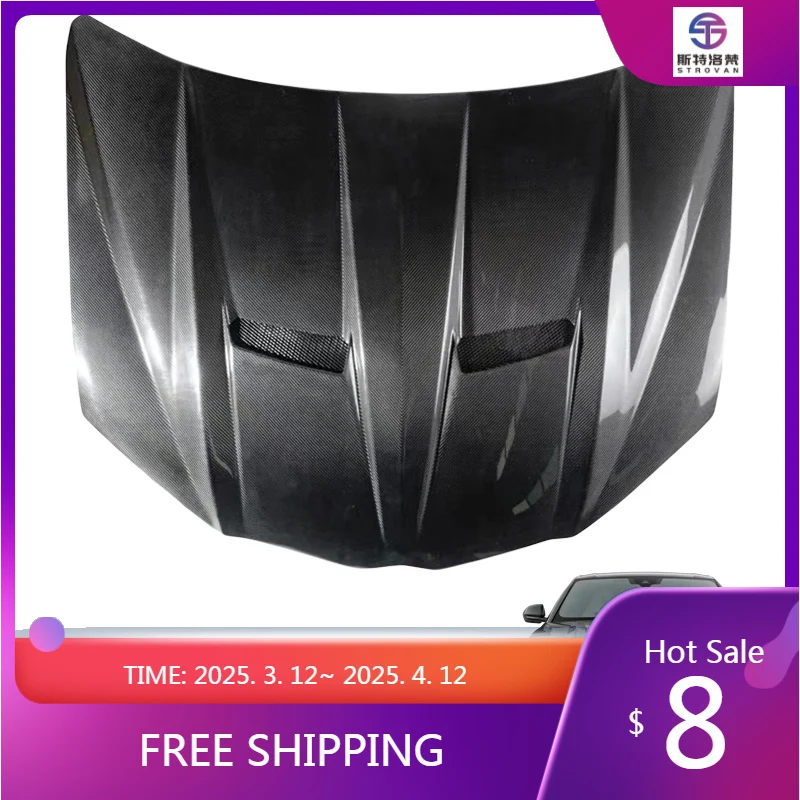 

Deren High QualityNew Dry Carbon Fiber TC Style Front Hood Bonnet for 2018+ for Lamborghini URUS Engine Hood