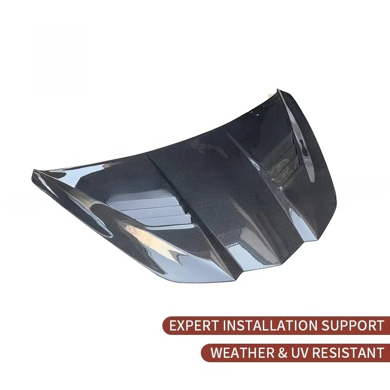 ل كورفيت C8 Z06 2020-2024 JC نمط غطاء المحرك من ألياف الكربون