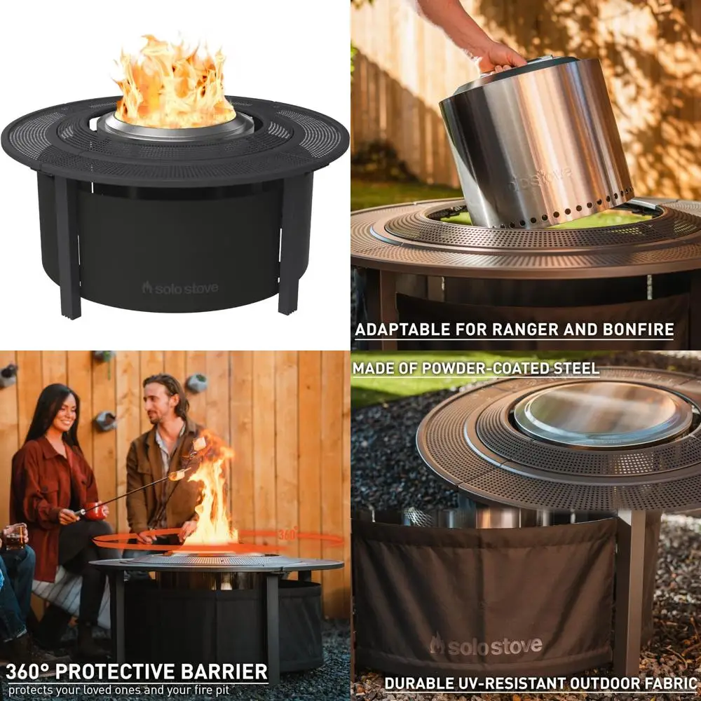 

Портативная крышка для костра 42, защитное и расширяющее пространство для дровяных костра