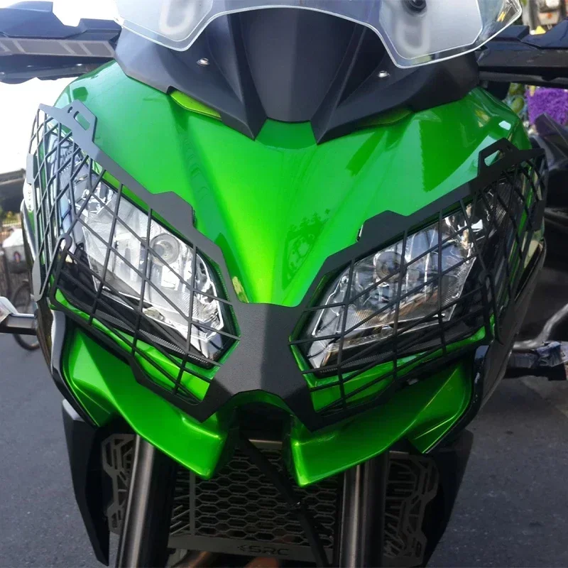 

Для Kawasaki VERSYS 650 2015 2016 2017 2018 2019 2020 2021 Versys 650 мотоциклетная фара гриль защита защитная крышка протектор