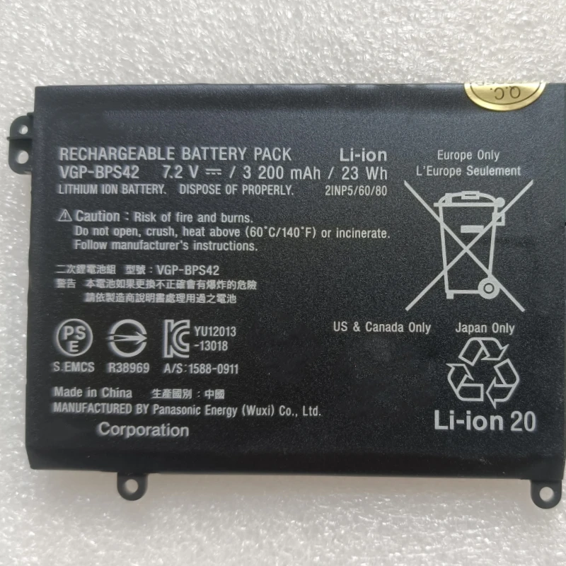 

New VGP-BPS42 Battery For Sony Vaio FLIP 11 SVF11N16CGS SVF11N16CTB SVF11N16CEU SVF11N18CGB SVF11N1L2ES SVF11N1M2ES SVF11N1S2RS
