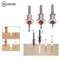 8mm Shank Adjustable Countersink Woodworking Router Core Limiter Alloy Drill Bits Wood Drilling Milling Cutter Screw 2.8mm 3mm