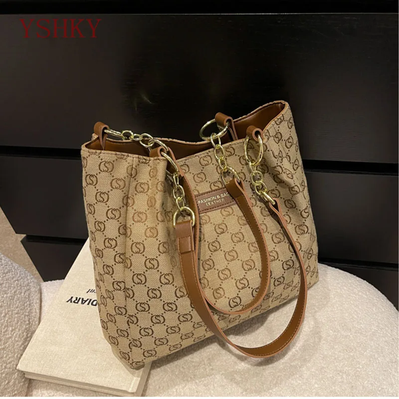 

Women bag Shoulder bag Handbag sac a main Casual foreign style Plaid women's bag large capacity Tote bag