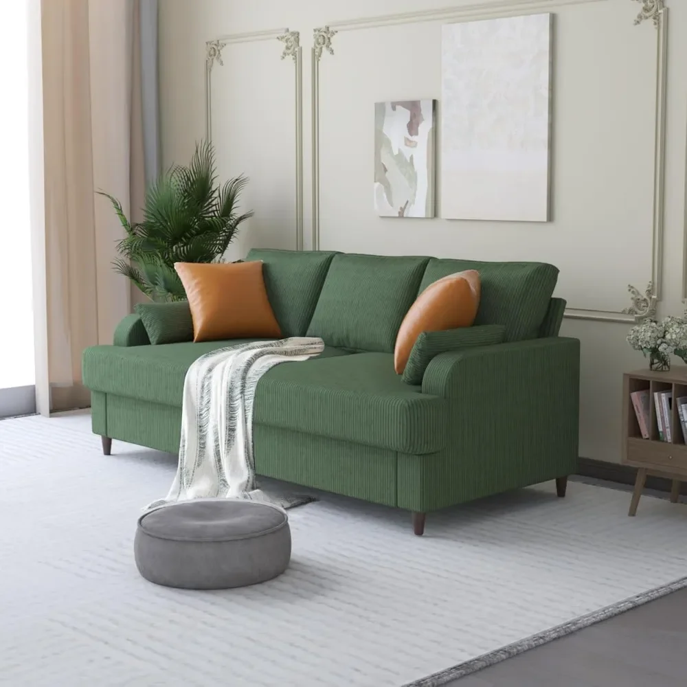 80" Corduroy Sofa, … - image