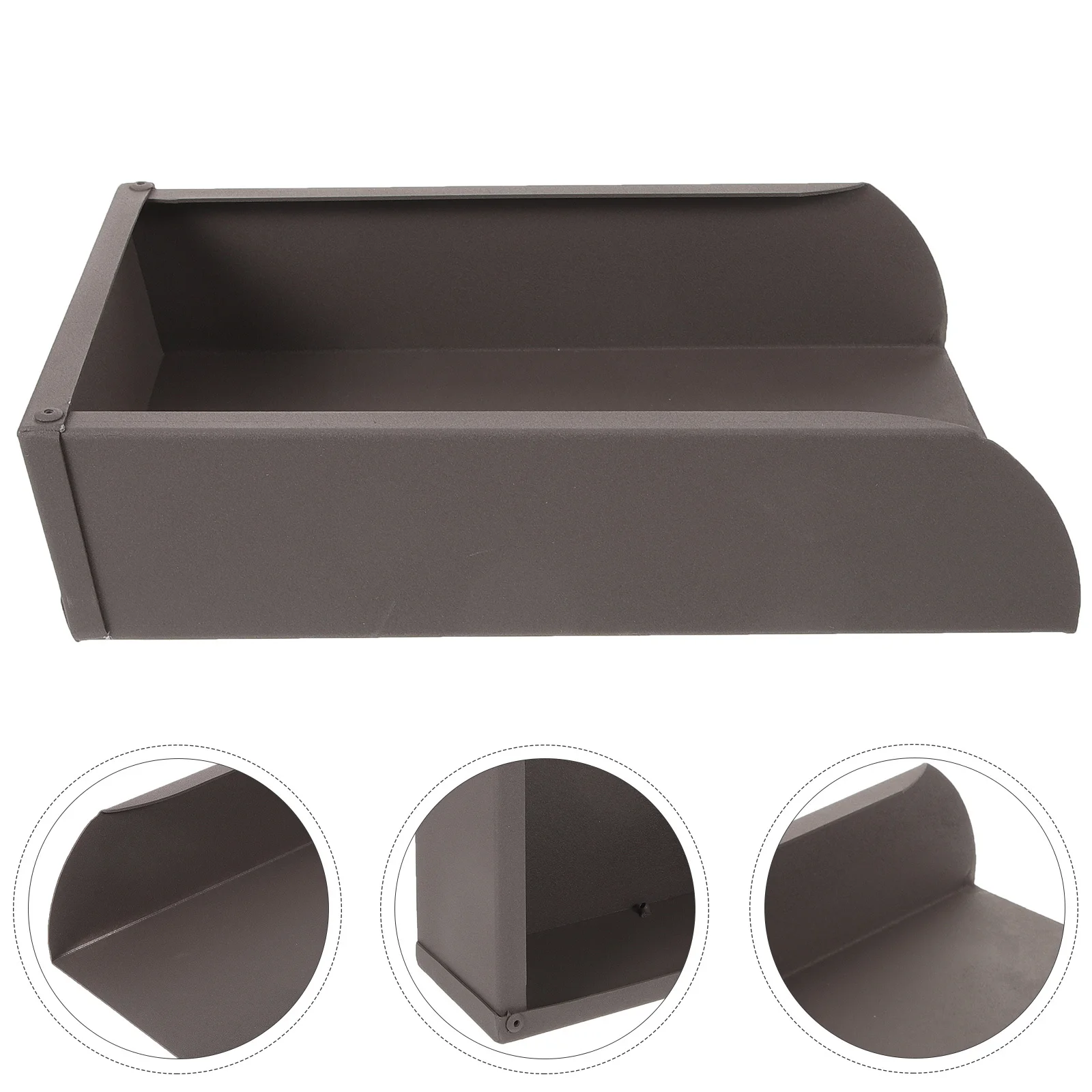 

Блок для брызг водосточной трубы из алюминиевого сплава Прочный совок для дождевой воды Простая установка Защитная основа для домашней основы Блок для брызг водосточной трубы