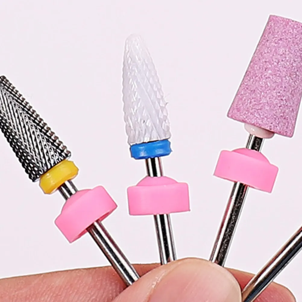 

15 шт. защитных колпачков для фрезерного аппарата, пылезащитные силиконовые накладки для очистителя кутикулы, наборы инструментов для маникюра и педикюра, колпачки для фрезерного аппарата