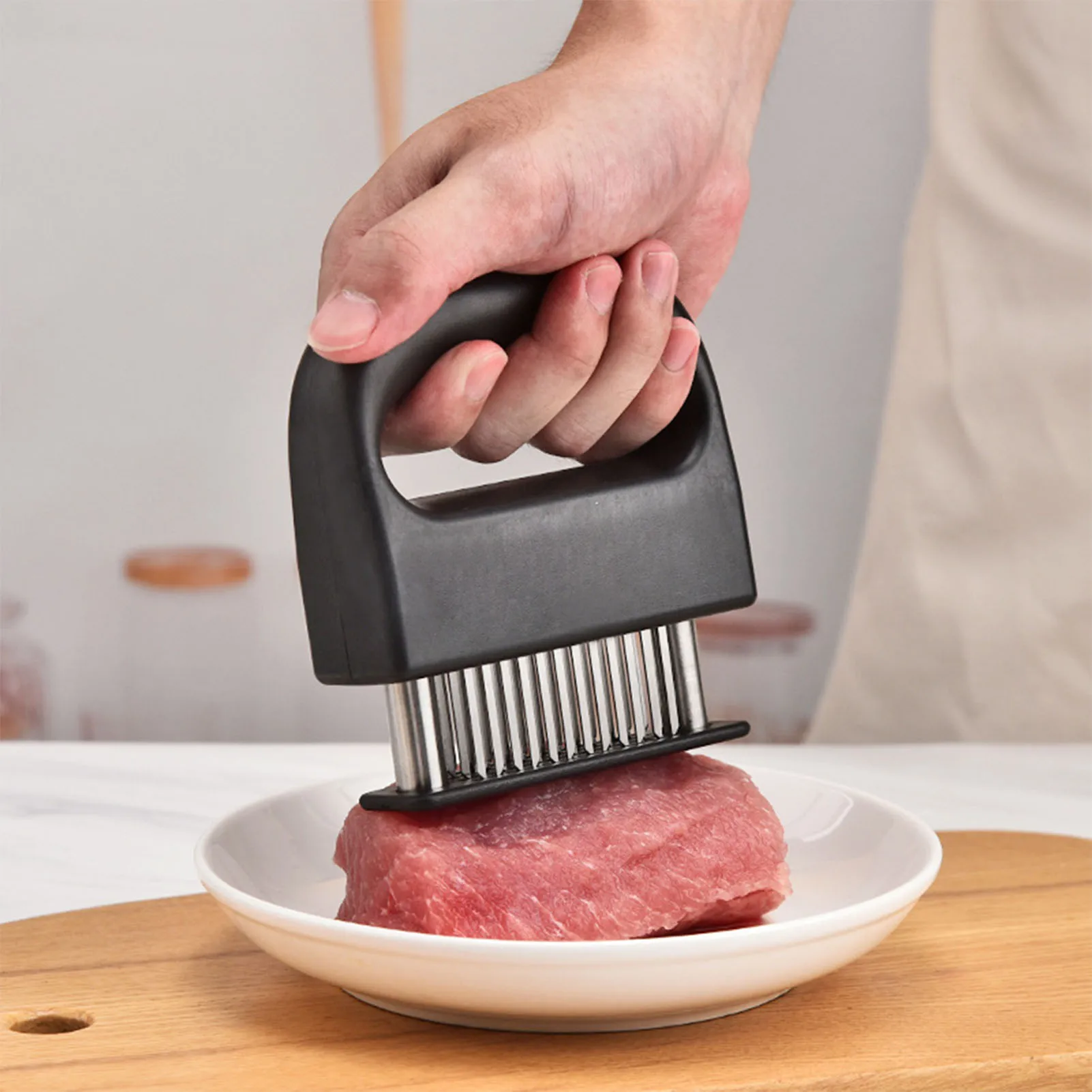 

Professional Meat Tenderizer Heavy Duty Cooking Tool for Christmas Cooking for Tenderizing Beef Veal Pork Home Kitchen Tools