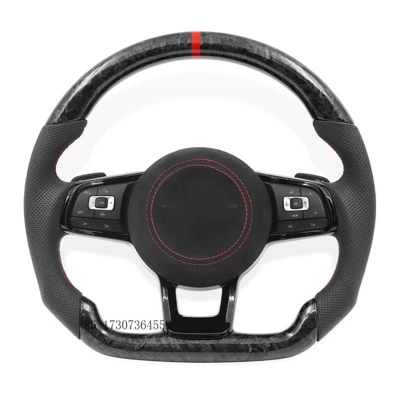 

Кованый карбоновый руль TOP для Volkswagen VW Golf MK7, MK6, MK5, MK4, Passat, Jetta, Touareg, Phaeton, Tiguan, Magotan, Polo