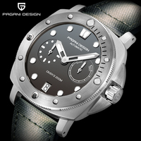 PAGANI Design Men's Automatic Mechanical Diver Watch 200M Waterproof Luxury Top Brand AR Sapphire Crystal