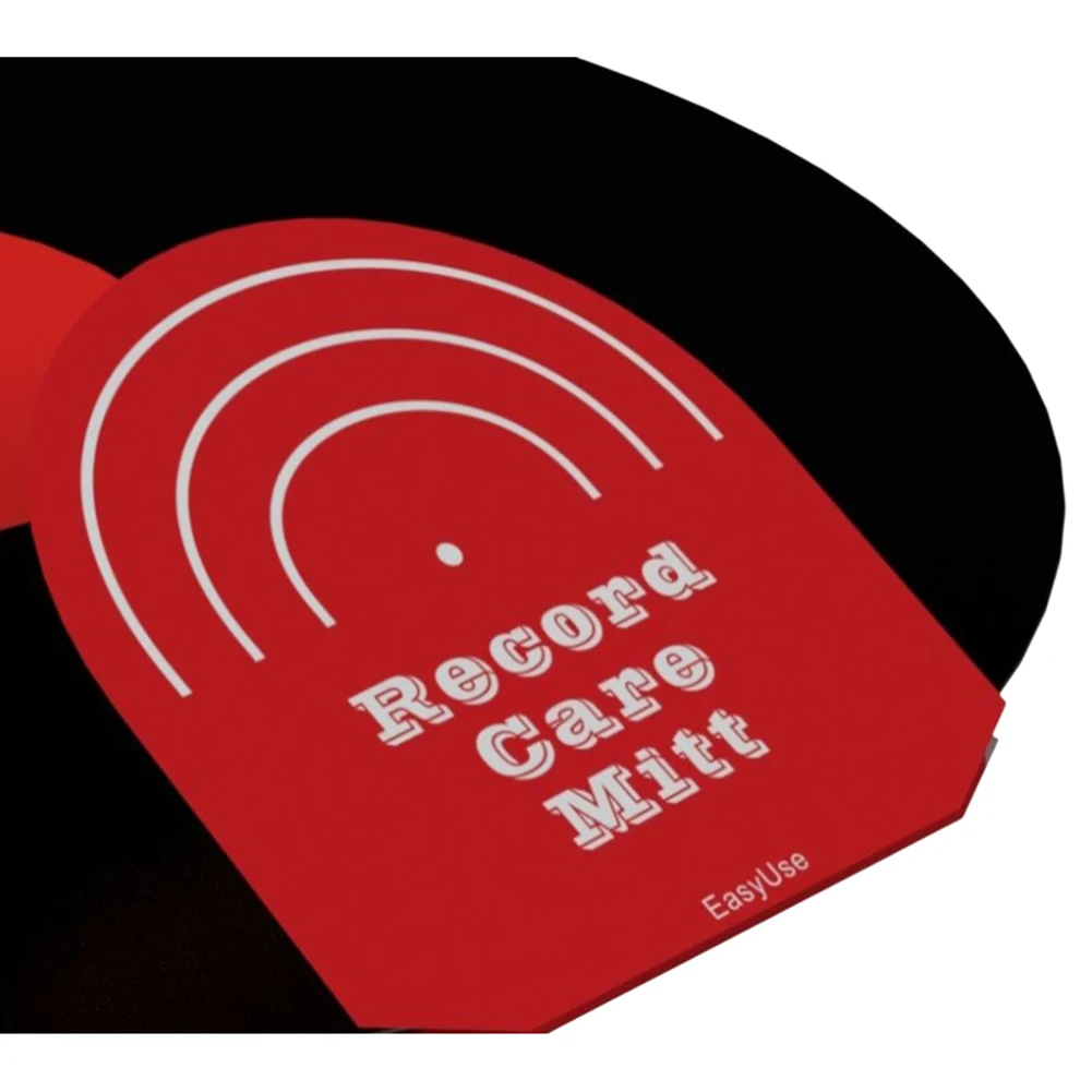 Soft Microfiber Record Mitts For Vinyl LP Cleaning And Handling Anti-Static Dust Protection Black Red Blue 4PCS DJ Equipment Car