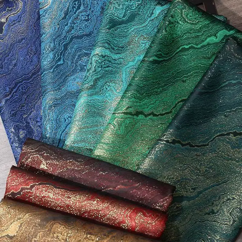 3mX1.5m Galaxy Brocade Gold Thread Jacquard Embroidery Curtains Handmade DIY Fabric Chinese Vintage Hanfu Skirt Home Decor